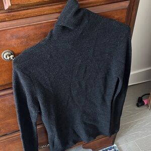 Ganni Black Turtleneck Sweater